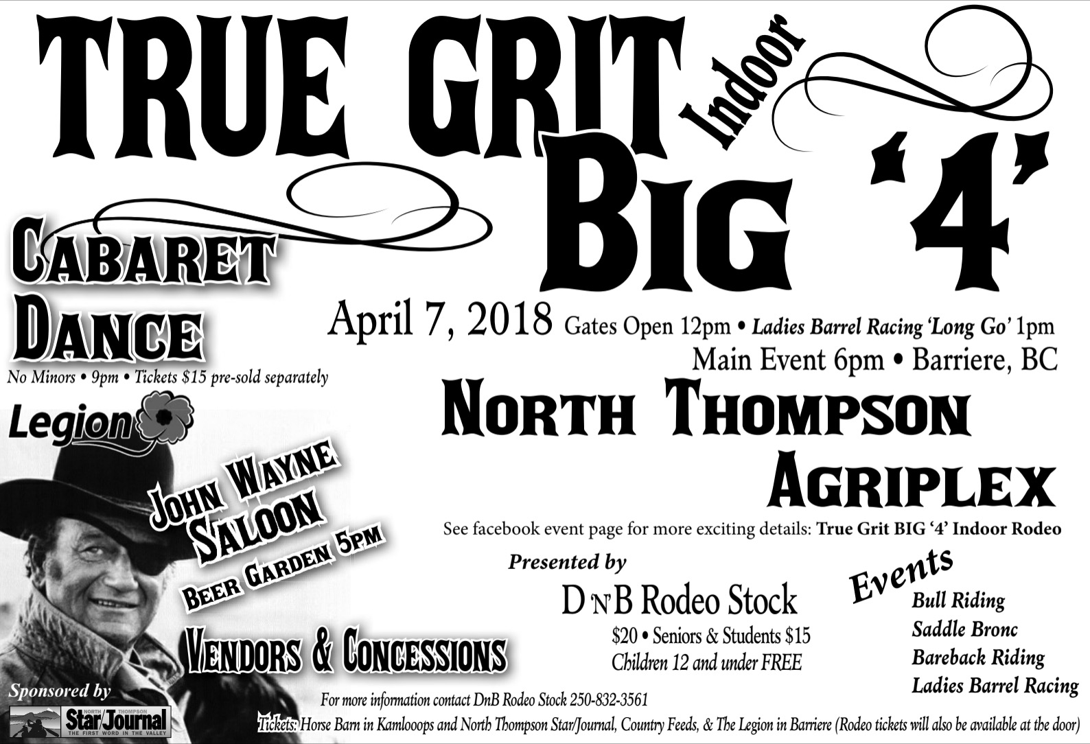 True Grit Big Four Rodeo & Dance